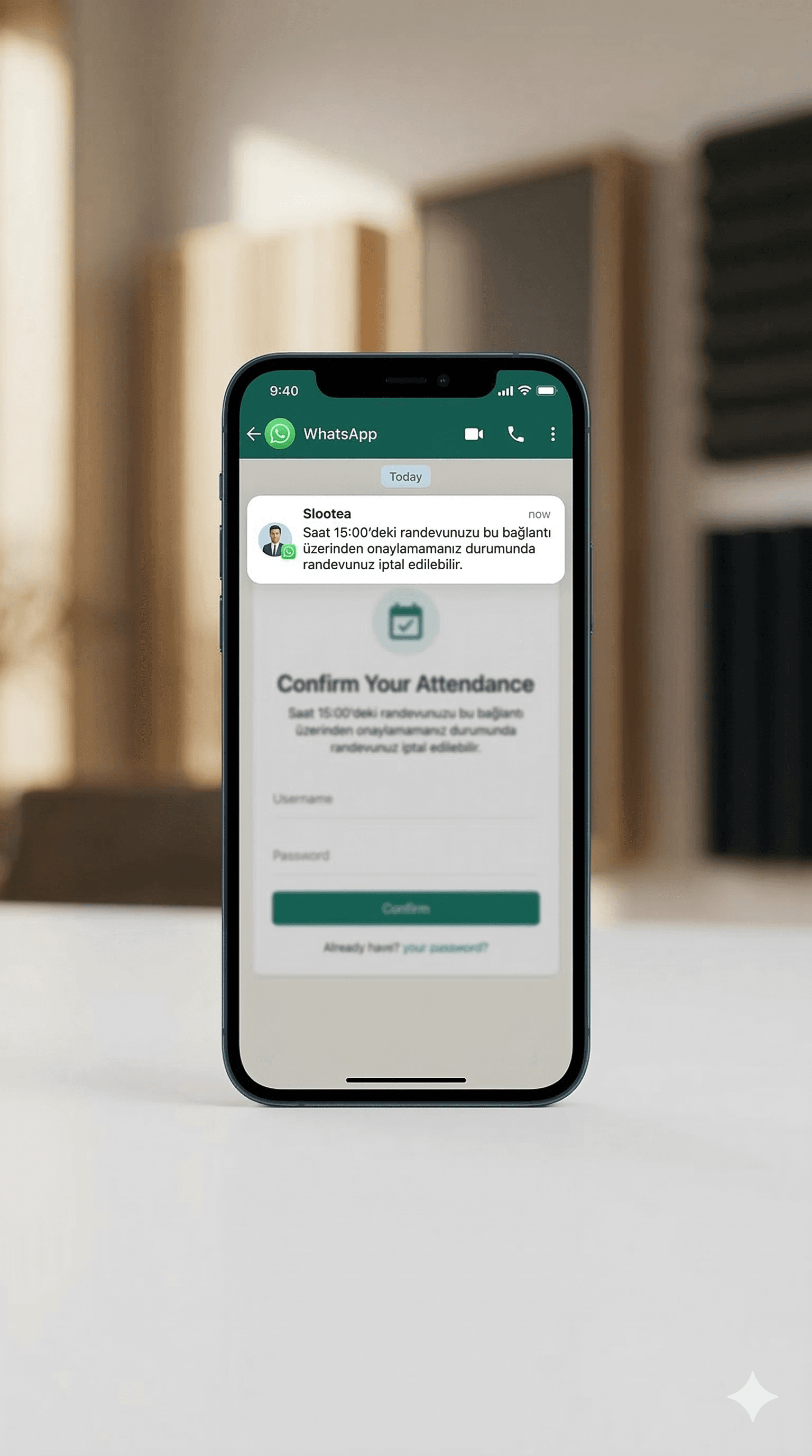 WhatsApp Confirmation Messages